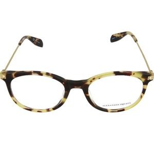 ALEXANDER MCQUEEN 50mm round oval glasses
